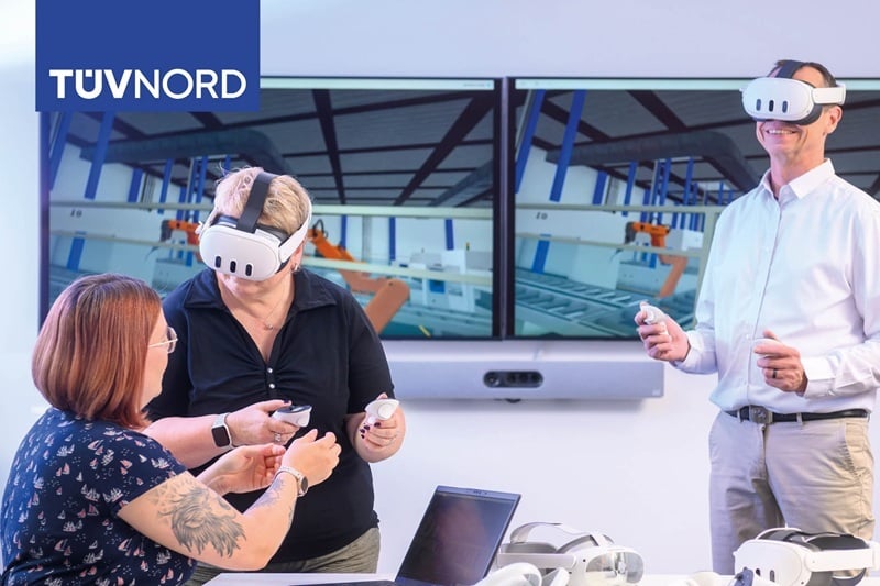 TÜV NORD VR Seminardarstellung VR Training